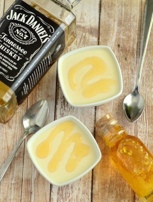 Jack Daniel's honey panna cotta