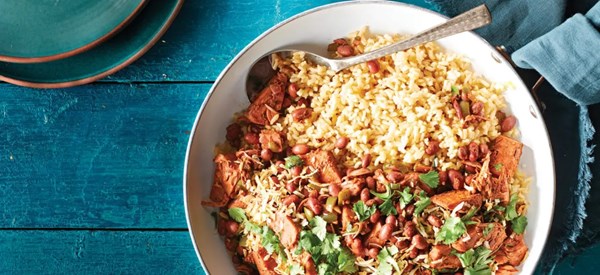Jackfruit jerk skillet