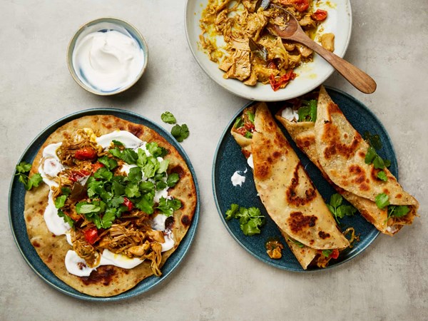 Jackfruit kati roll