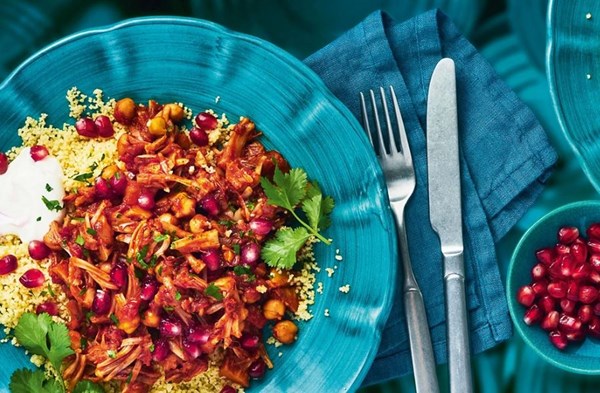Jackfruit stew with spices & orange
