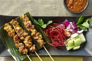 Jacky Lim's chicken satay (with peanut sauce)