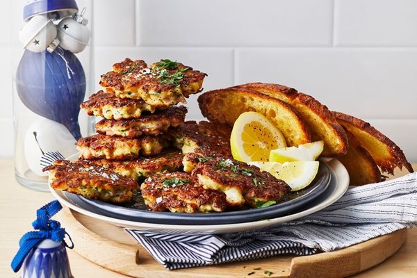 Jacqui Challinor's Mum's leftover smoked ham and cauliflower fritters