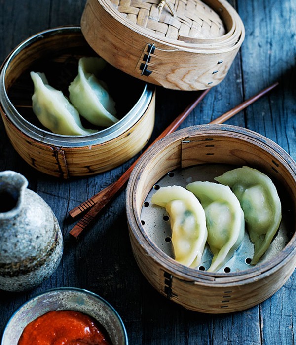 Jade prawn dumplings