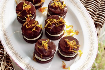 Jaffa ricotta brownies