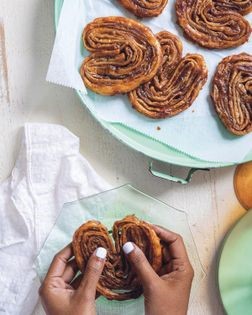Jaggery nutmeg palmiers