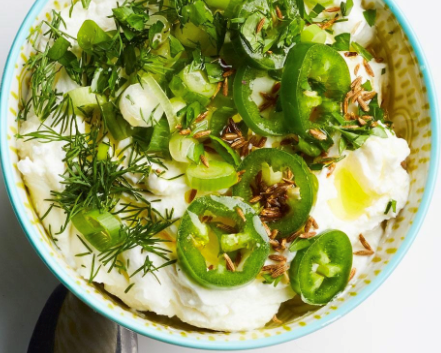 Jalapeño & dill labneh