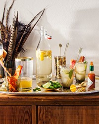 Jalapeño-and-citrus-infused vodka
