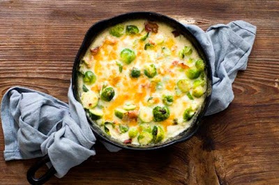 Jalapeño bacon Brussels sprouts