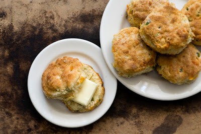 Jalapeño cheddar biscuits