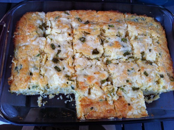 Jalapeño cheddar cornbread