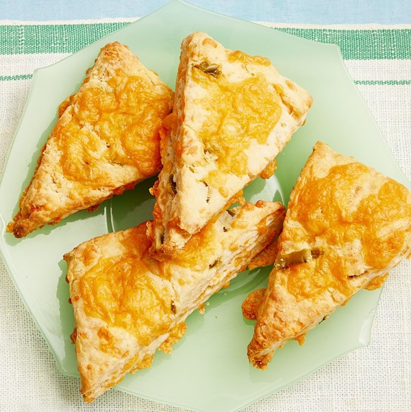 Jalapeño-cheddar scones