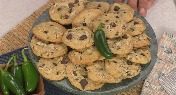 Jalapeño chocolate chip cookies