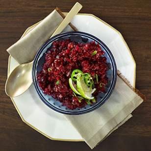 Jalapeño-cranberry relish