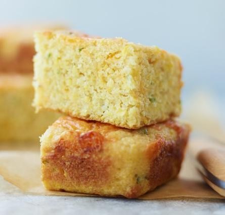 Jalapeño-flecked golden cornbread