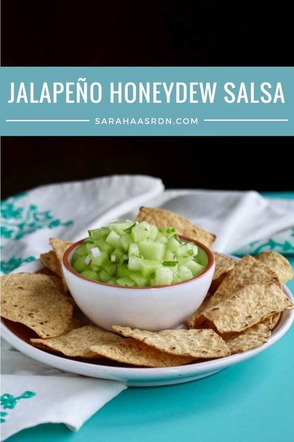Jalapeño honeydew salsa