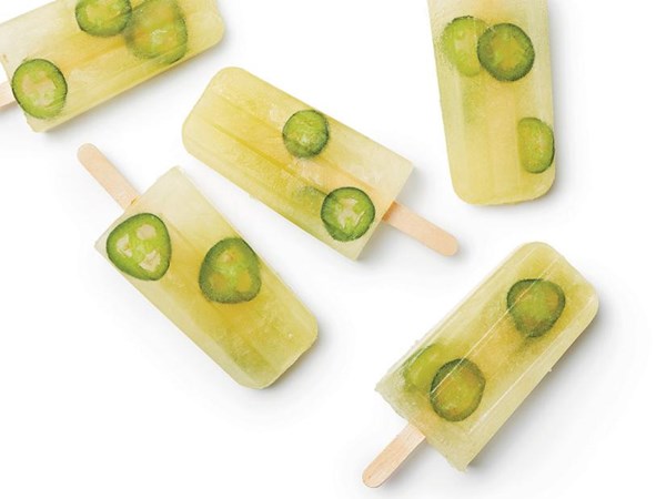 Jalapeño ice pops