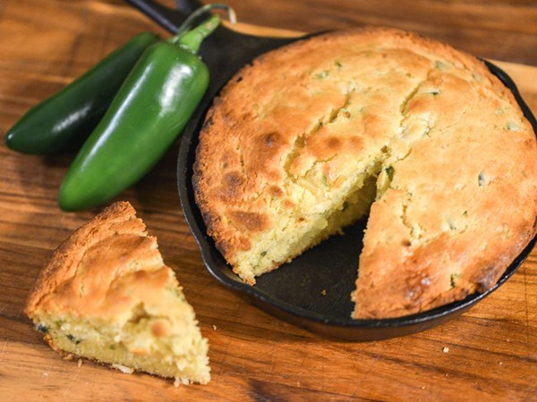 Jalapeño Jack cornbread
