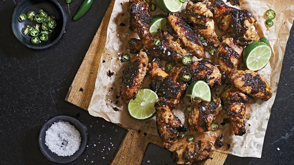 Jalapeño-lime chicken wings