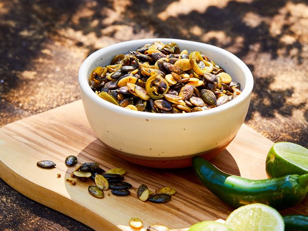 Jalapeño-lime pepitas