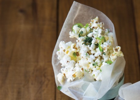 Jalapeno-lime popcorn