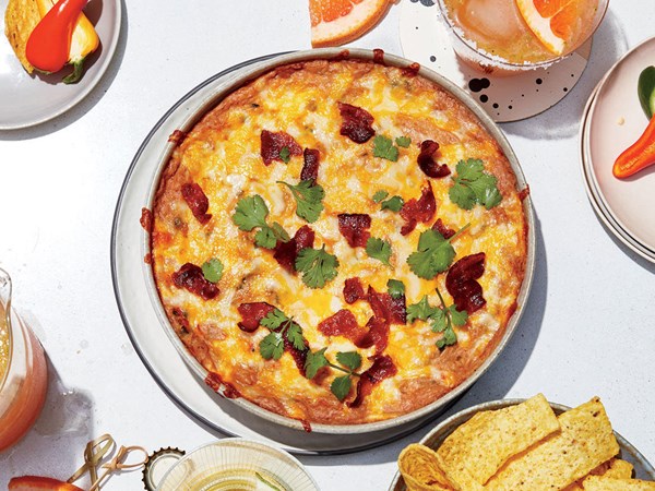 Jalapeño popper bean dip
