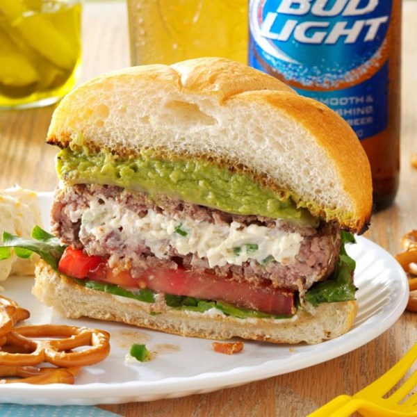 Jalapeno popper burgers