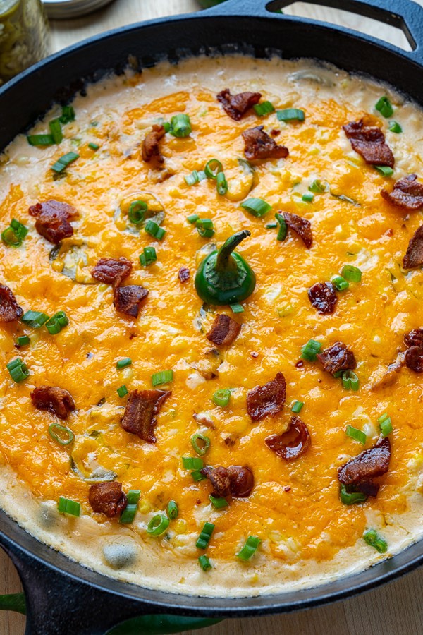 Jalapeno popper creamed corn