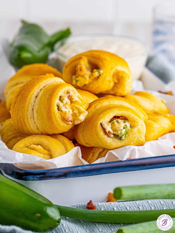 Jalapeno popper crescent rolls
