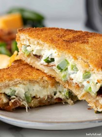 Jalapeno popper grilled cheese