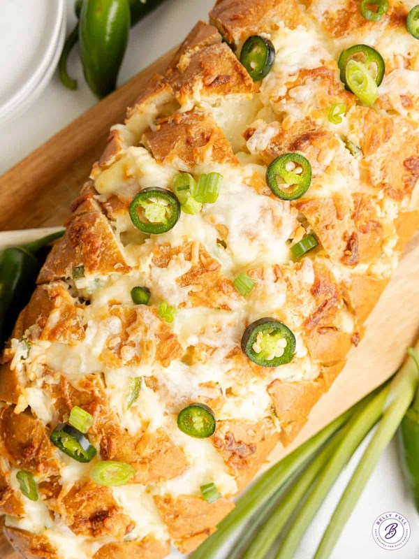Jalapeño pull apart bread