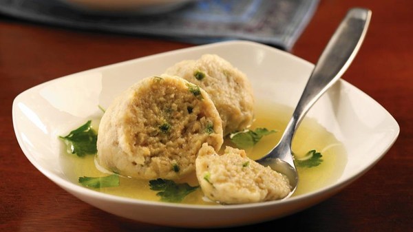 Jalapeño-shallot matzo balls