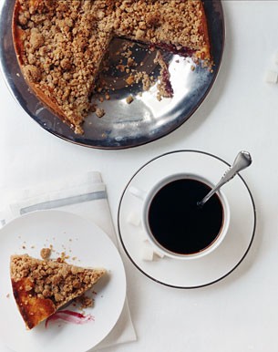 Jam crumb cake