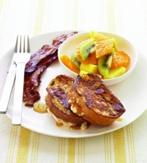 Jam-filled French toast