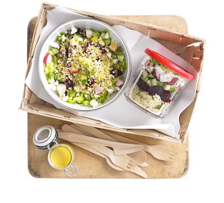 Jam jar salads
