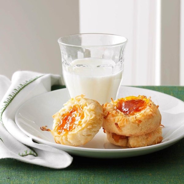 Jam thumbprint cookies