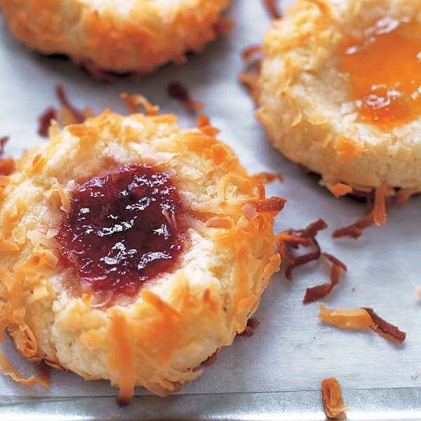 Jam thumbprint cookies
