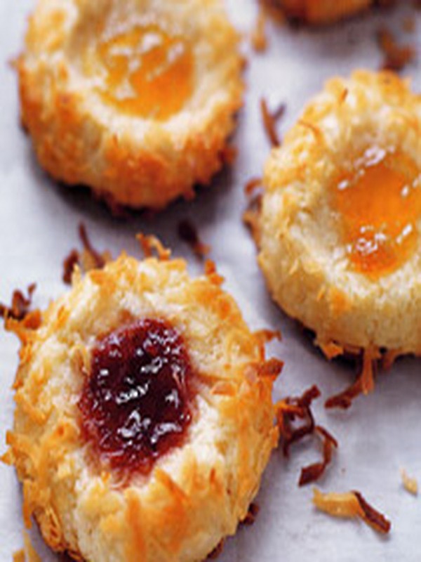 Jam thumbprint cookies