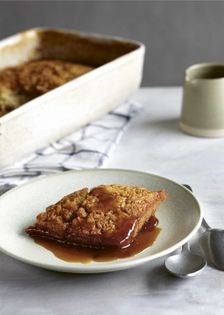 Jamaican banana and caramel pudding