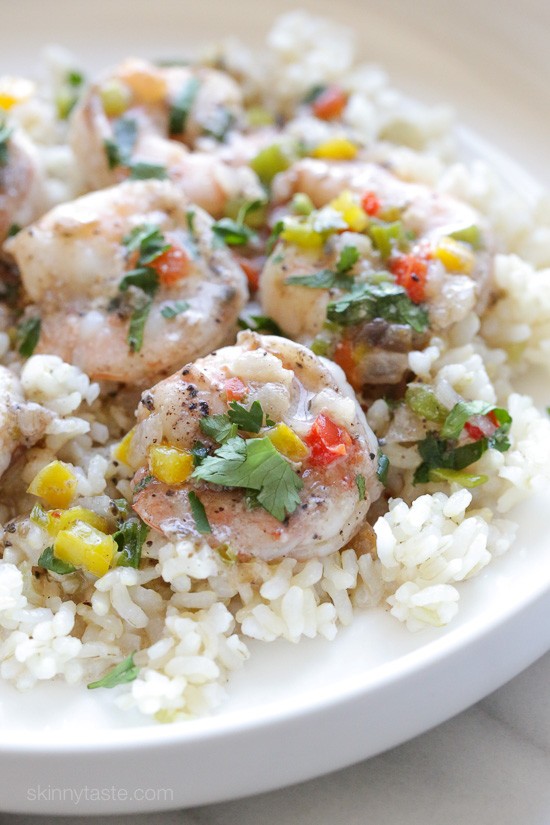 Jamaican coconut shrimp stew