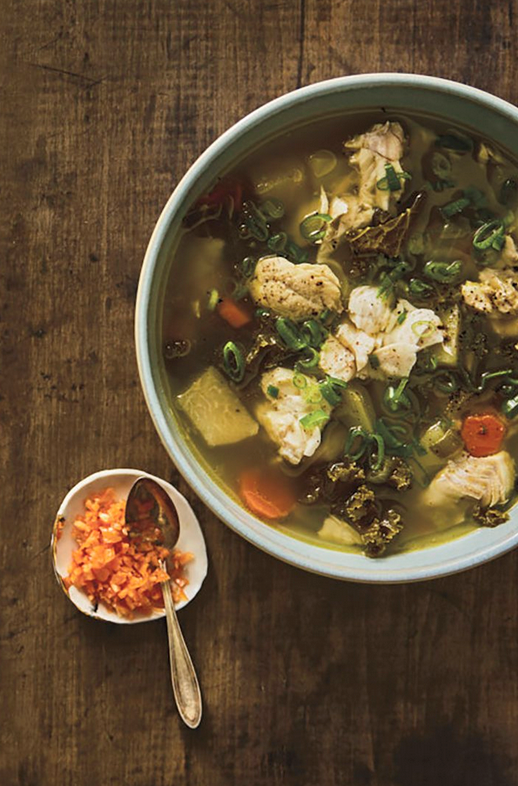 Jamaican fish tea soup