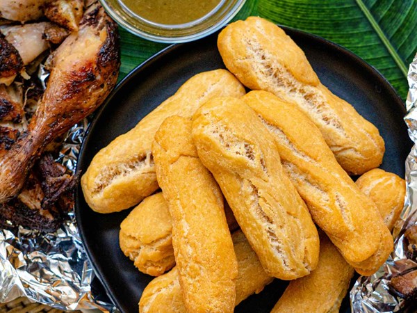 Jamaican fried cornmeal dumpling (Festival)