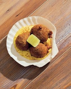 Jamaican jerk conch fritters