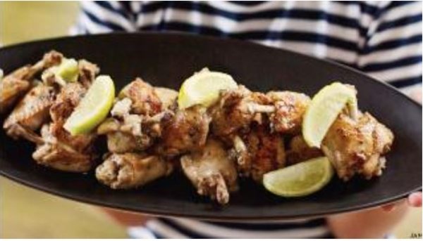 Jamaican jerk-spiced chicken wings