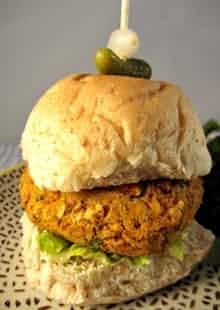 Jamaican jerk-spiced sweet potato patties