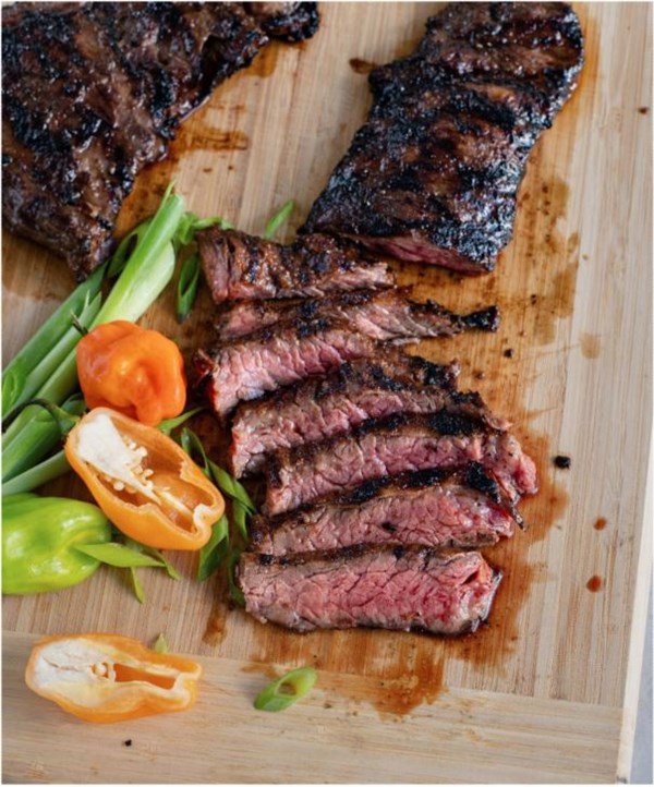 Jamaican jerk steak