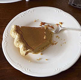 Jamaican-spiced pumpkin pie