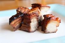 Jamie Oliver’s slow-roasted pork belly with braised fennel (and salsa verde)