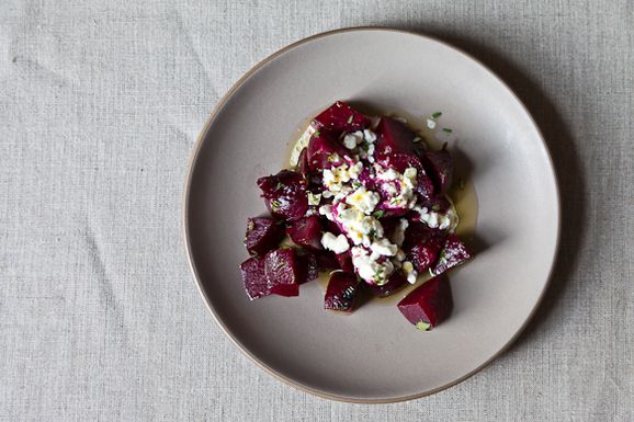 Jamie Oliver's smoked beets
