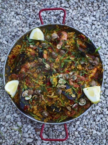 Jamie's favourite paella