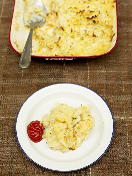 Jamie's fish pie